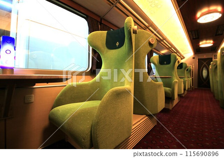 [Kintetsu] Inside the 19200 series "Aoniyoshi" train ~Twin seats~ (Kyoto Line: Kyoto Station) 115690896