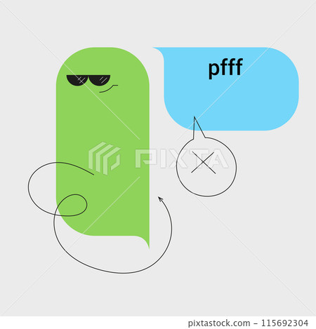 cool message bubbles template cool message bubbles template 115692304