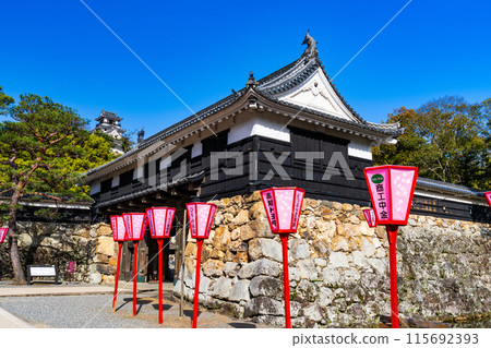 [Japan's 100 Famous Castles] Kochi Castle in Spring: Otemae Gate and Tenshu 4, Kochi City, Kochi Prefecture 115692393