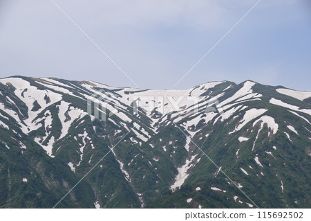 Mount Kurate in the Iide Mountain Range 115692502