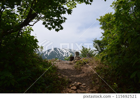 Mount Kurate in the Iide Mountain Range 115692521