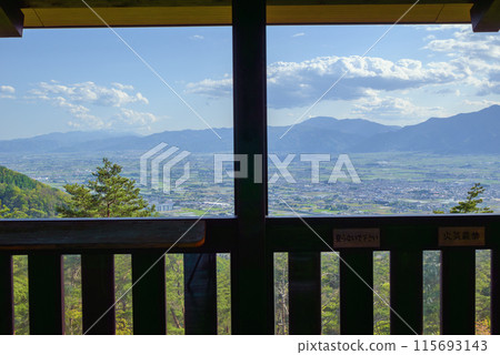 View from the observation deck at Mt. Nagamine (Azumino City) 115693143