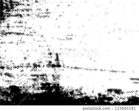 Black and white grunge. Distress overlay texture. Abstract surface dust and rough dirty wall background concept. Distress illustration simply place over object to create grunge effect. Vector EPS10. Black and white grunge. Distress overlay texture. Abstract surface dust and rough dirty wall background concept. Distress illustration simply place over object to create grunge effect. Vector EPS10. 115693191