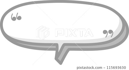 3d black and white color speech bubble balloon with quotation marks, icon sticker memo keyword planner text box banner, flat png isolated transparent element design 3d black and white color speech bubble balloon with quotation marks, icon sticker memo keyword planner text box banner, flat png isolated transparent element design 115693630