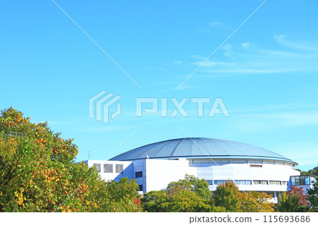 愛知縣名古屋市千種運動中心風景 愛知縣名古屋市千種運動中心風景 115693686