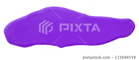 Plasticine is a purple brush isolated on a white background. Plasticine is a purple brush isolated on a white background. 115694559