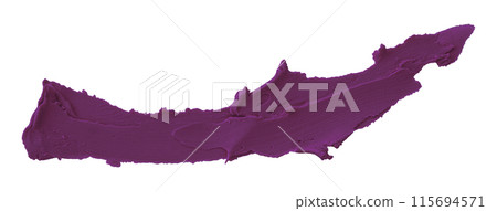Dark purple brush, plasticine, isolated on white background. Dark purple brush, plasticine, isolated on white background. 115694571