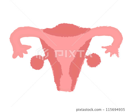 健康子宮-簡單手寫風格 115694935