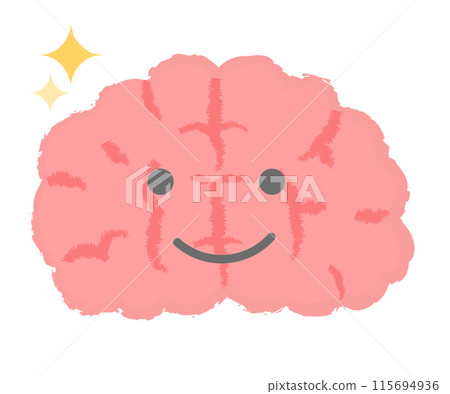 個性開朗的大腦手繪人物 個性開朗的大腦手繪人物 115694936