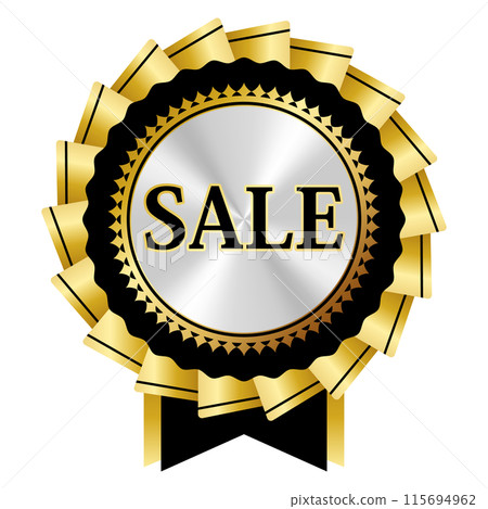 奢侈品促銷花環風格徽章 115694962