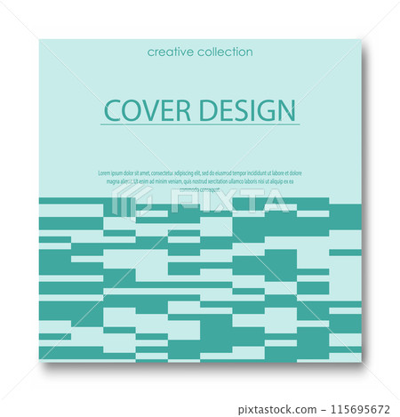 Abstract geometric pattern. The idea of a banner, brochure, catalog, or booklet. A template for creative design Abstract geometric pattern. The idea of a banner, brochure, catalog, or booklet. A template for creative design 115695672