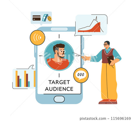 Manager shows the correct male target audience. Manager shows the correct male target audience. 115696169