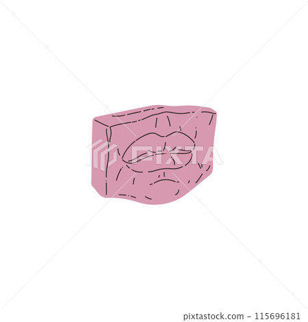 Plaster figure of David's lip. Plaster figure of David's lip. 115696181