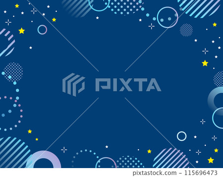 Pop and stylish starry sky/night sky background 115696473