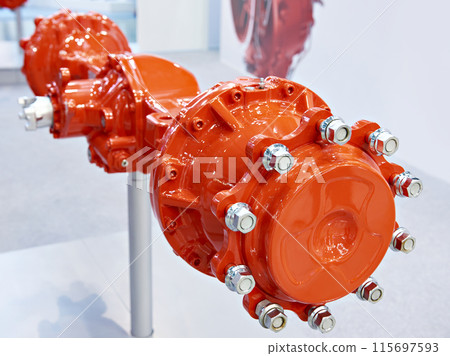 Rear axle for backhoe loaders 115697593