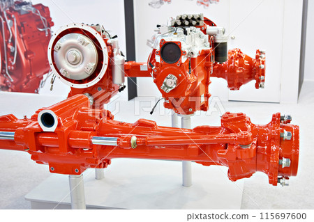 Front and rear axles for backhoe loaders 115697600