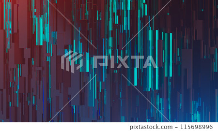 abstract image of cubes background in blue toned 115698996