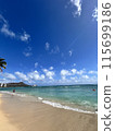 Blue sky and sea 115699186