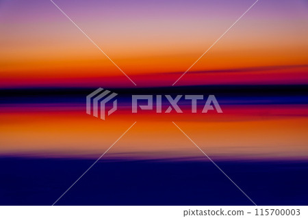 Abstract sunset over the ocean with vibrant colors Abstract sunset over the ocean with vibrant colors 115700003