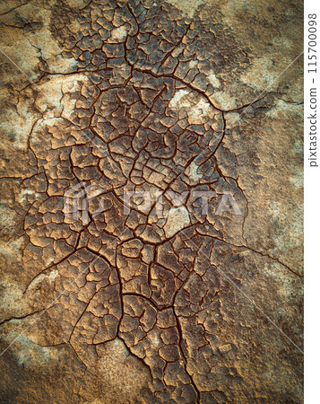 Cracked dry earth texture showing climate change effects 115700098