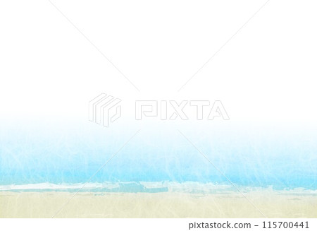 海邊的水和沙灘 115700441