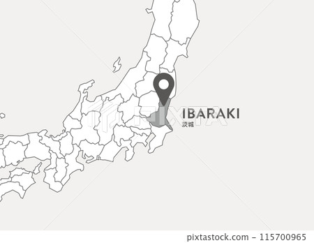 茨城縣 茨城地圖 115700965