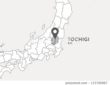 栃木縣栃木地圖 115700967