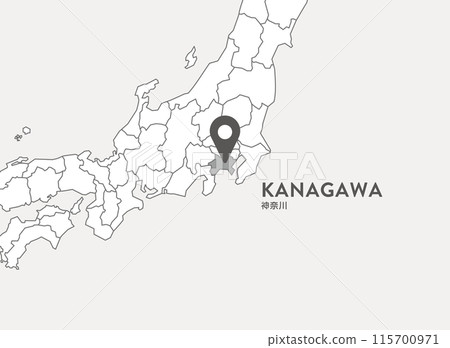 神奈川縣 神奈川地圖 115700971