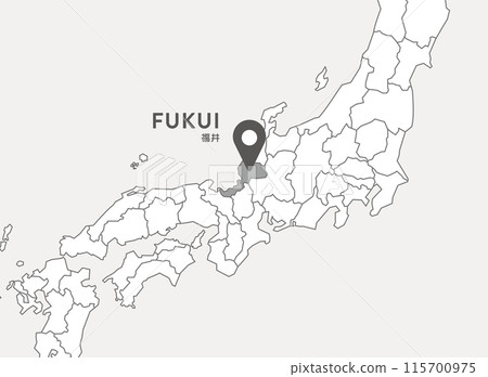 福井縣 福井地圖 115700975