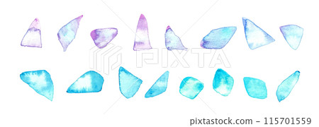 Watercolor seagrass vector illustration. Summer seagrass illustration. Cool summer frame background. Watercolor seagrass vector illustration. Summer seagrass illustration. Cool summer frame background. 115701559