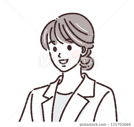 Illustration material of women and girls Illustration material of women and girls 115701660