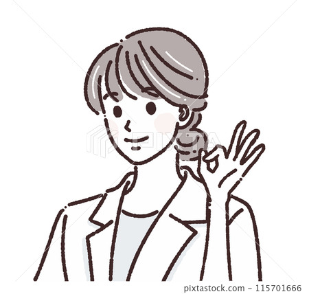 婦女和女孩插畫素材 115701666