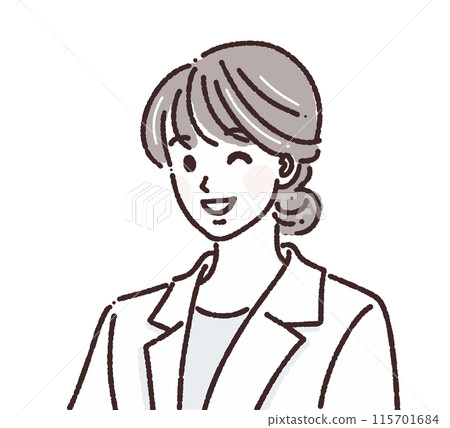 Illustration material of women and girls Illustration material of women and girls 115701684