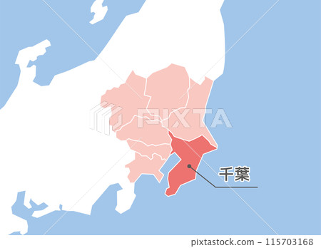千葉縣 千葉地圖 115703168