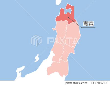 青森縣 青森地圖 青森縣 青森地圖 115703215