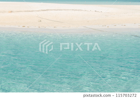 Sandy beach at Playa Norte, Isla Mujeres, Mexico Sandy beach at Playa Norte, Isla Mujeres, Mexico 115703272