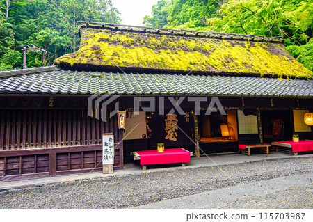 Tea house in Okusaga Toriimoto, Kyoto 115703987