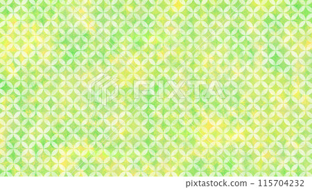 Shippo background material yellow-green 115704232