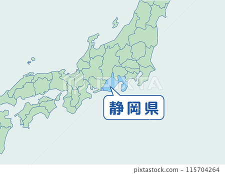 Shizuoka Prefecture Shizuoka Map Shizuoka Prefecture Shizuoka Map 115704264