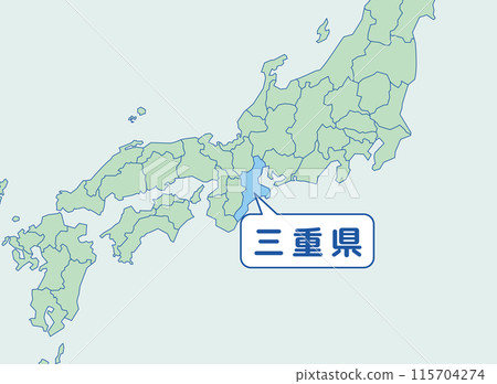 三重縣 三重地圖 三重縣 三重地圖 115704274