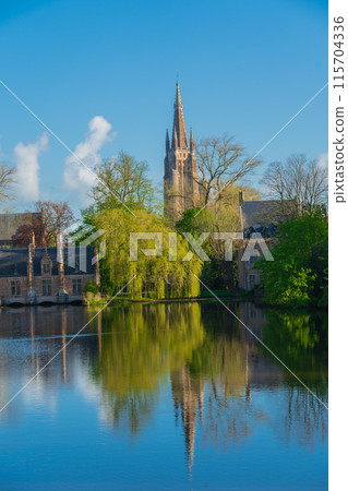 比利時 布魯日 愛情湖公園 115704336