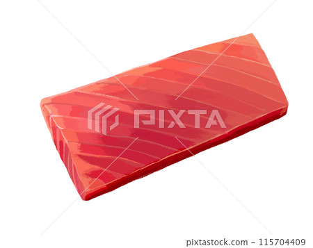 Tuna sashimi (saku) 115704409