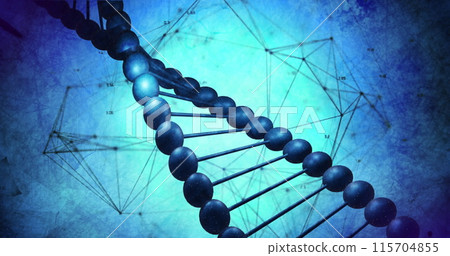 Image of scope scanning over dna strand Image of scope scanning over dna strand 115704855