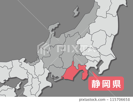 靜岡縣 靜岡地圖 115706658