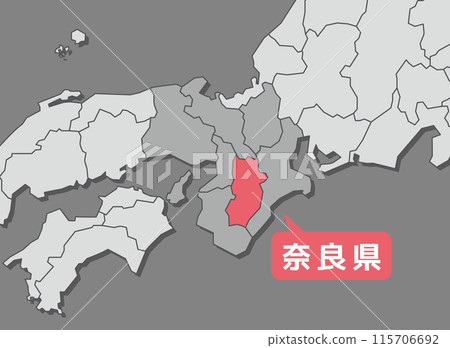 Nara Prefecture Nara Map Nara Prefecture Nara Map 115706692