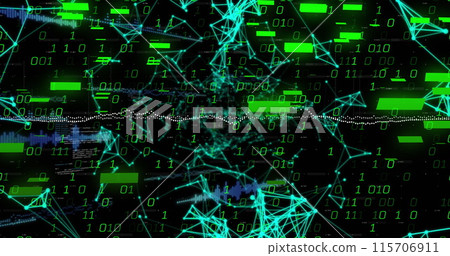Image of data processing over shapes 115706911