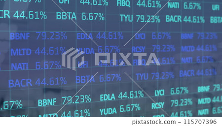 Image of financial data processing 115707396