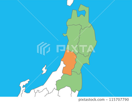 山形縣 山形地圖 山形縣 山形地圖 115707790