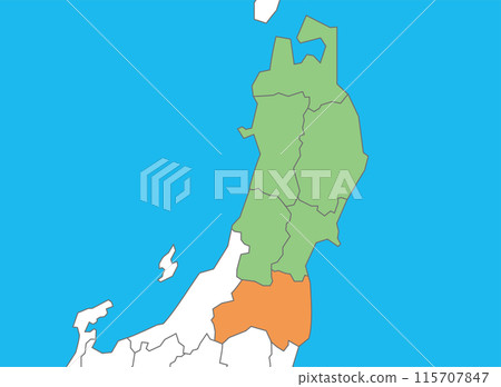 Fukushima Prefecture Fukushima Map Fukushima Prefecture Fukushima Map 115707847