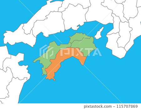 Kochi Kochi Prefecture Map Kochi Kochi Prefecture Map 115707869